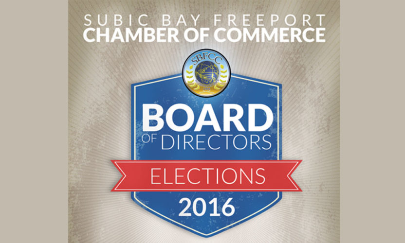 2016 Board Of Directors Election Subic Bay Freeport Chamber Of Commerce 2016 Board Of Directors Election Subic Bay Freeport Chamber Of Commerce