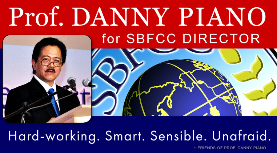 Vote Prof. Danny Piano