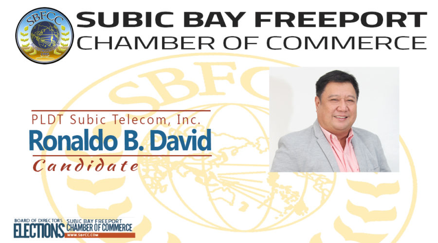 Mr. Ronaldo B. David running for SBFCC Director position