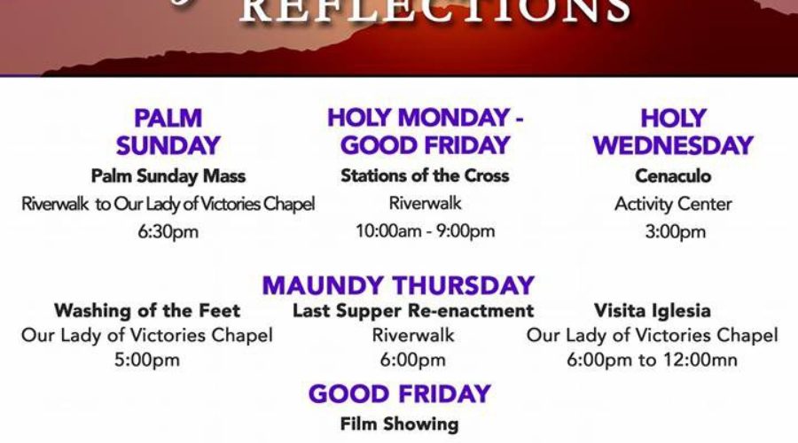 Holy Week Events of Harbor Point