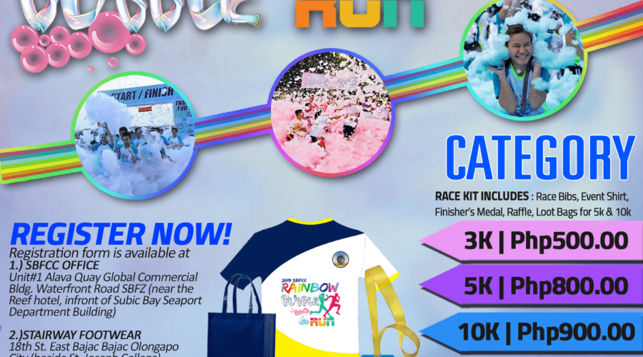 Rainbow Bubble Run